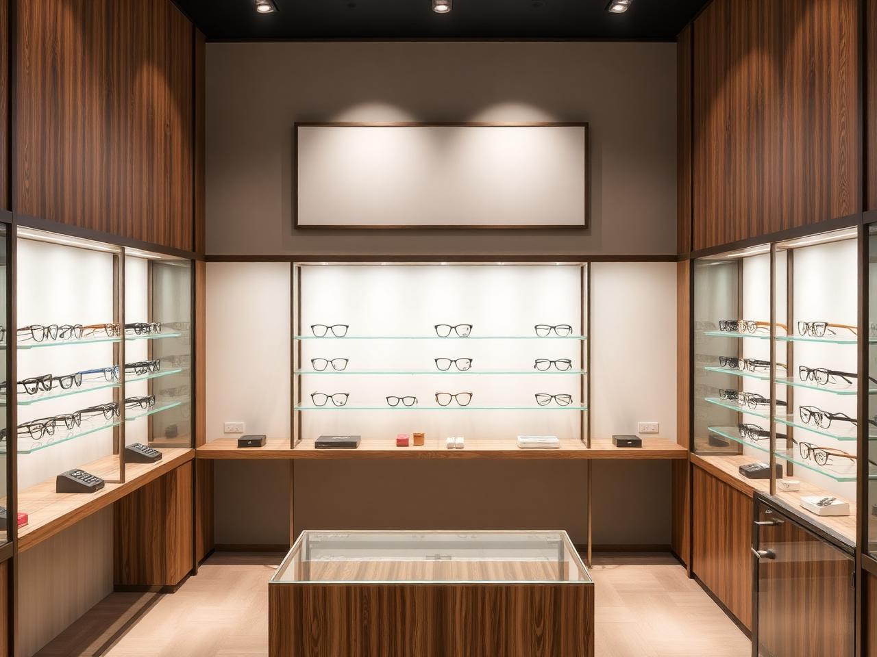 Interno elegante dell'Ottica Visione Cilento